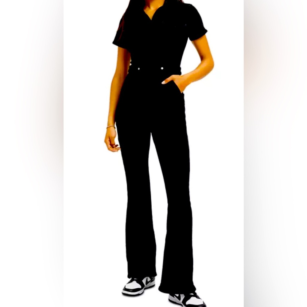 ⭐️2x HP⭐️Good American Women's Black Jumpsuit